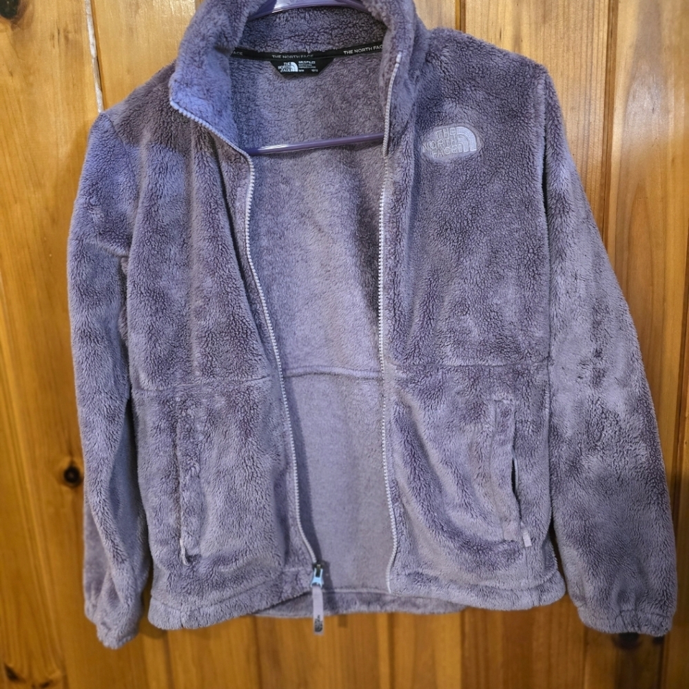 The North Face Lavender Fleece Zip Up Jacket